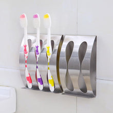 Wall Mounted Toothbrush Holder, Stainless Steel Razor Holder, Self Adhesive Shower Toothbrush Holder