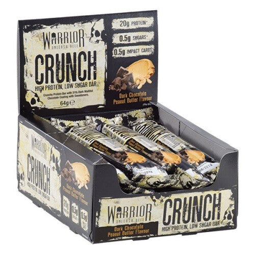 Warrior  Crunch Bar, Milk Chocolate Coconut, 12 bars