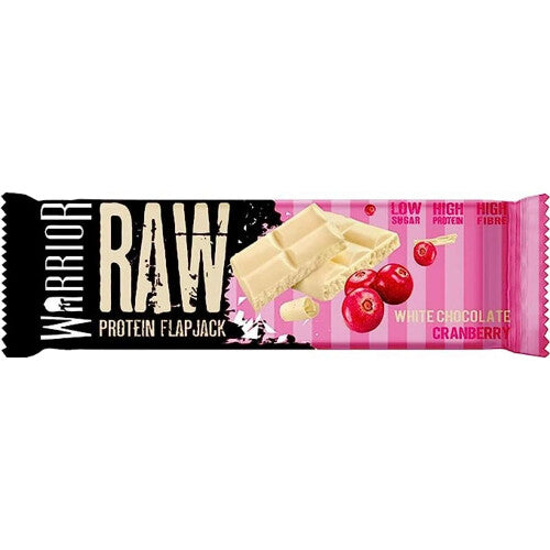 Warrior Raw Protein Flapjack White Chocolate Cranberry 12X75G