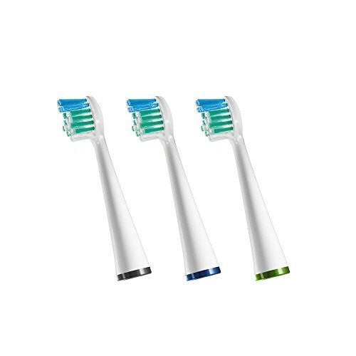 Waterpik Sonic Toothbrush Compact Replacement Heads SRSB 3W 9 Brush Heads