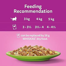 Whiskas 1+ Adult Mixed Selection in Jelly 84 Pouches, Adult Wet Cat Food, Megapack (84 x 85 g)