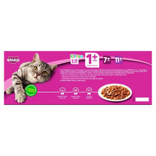 Whiskas 1+ Cat Pouches Fish & Meaty Selection Jelly Cat Food 120x100g MegaPack