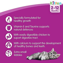 Whiskas 2-12 months Kitten Complete Dry Cat Food for Junior Cats, Chicken, 7kg