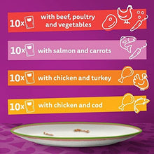 Whiskas Tasty Mix 1+Chefs Choice in Gravy 40x85g Pouches, Adult Cat Food