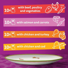 Whiskas Tasty Mix 1+Chef´s Choice in Gravy 40x85g Pouches, Adult Cat Food