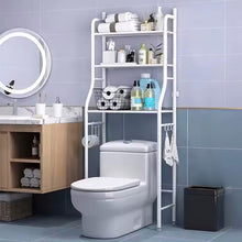 (White) 3-Tier Over Toilet Storage Shelves Bathroom Rack