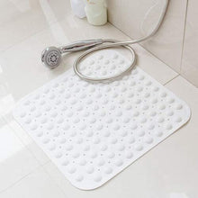 (White, 53 X 53 CM) Non Slip Shower Mat Anti Allergy Bath Mat Tub Mat