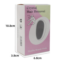 XHJ241 Manual Glass Hair Removal Device Physical Exfoliating Convenience Hair Removal Tool(Rose Red)