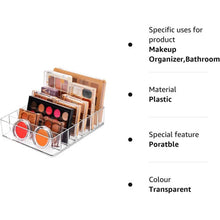 (XL, Transparent) Makeup  Eyeshadow  Blush Holder Cosmetics Storage for Bathroom Vanity