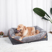 (XL(97x72x10cm)) Luxury Large Orthopedic Dog Bed Warm Washable Pet Sofa