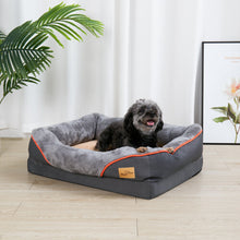 (XL(97x72x10cm)) Luxury Large Orthopedic Dog Bed Warm Washable Pet Sofa