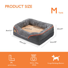 (XL(97x72x10cm)) Luxury Large Orthopedic Dog Bed Warm Washable Pet Sofa