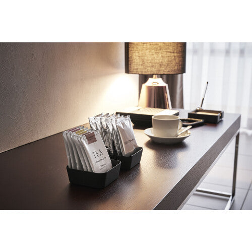 YAMAZAKI home Tower Amenity Tray S Black  Small