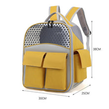 (Yellow) breathable transparent Space Capsule Pet Carrier