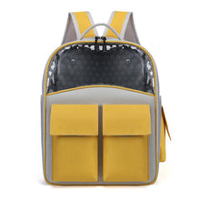 (Yellow) breathable transparent Space Capsule Pet Carrier