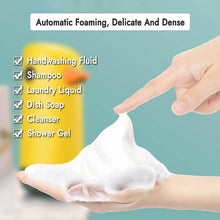 Yellow Duck Automatic Foaming Soap Dispenser, Touchless Foaming Infrared Motion Sensor Hand Free Soap Dispenser